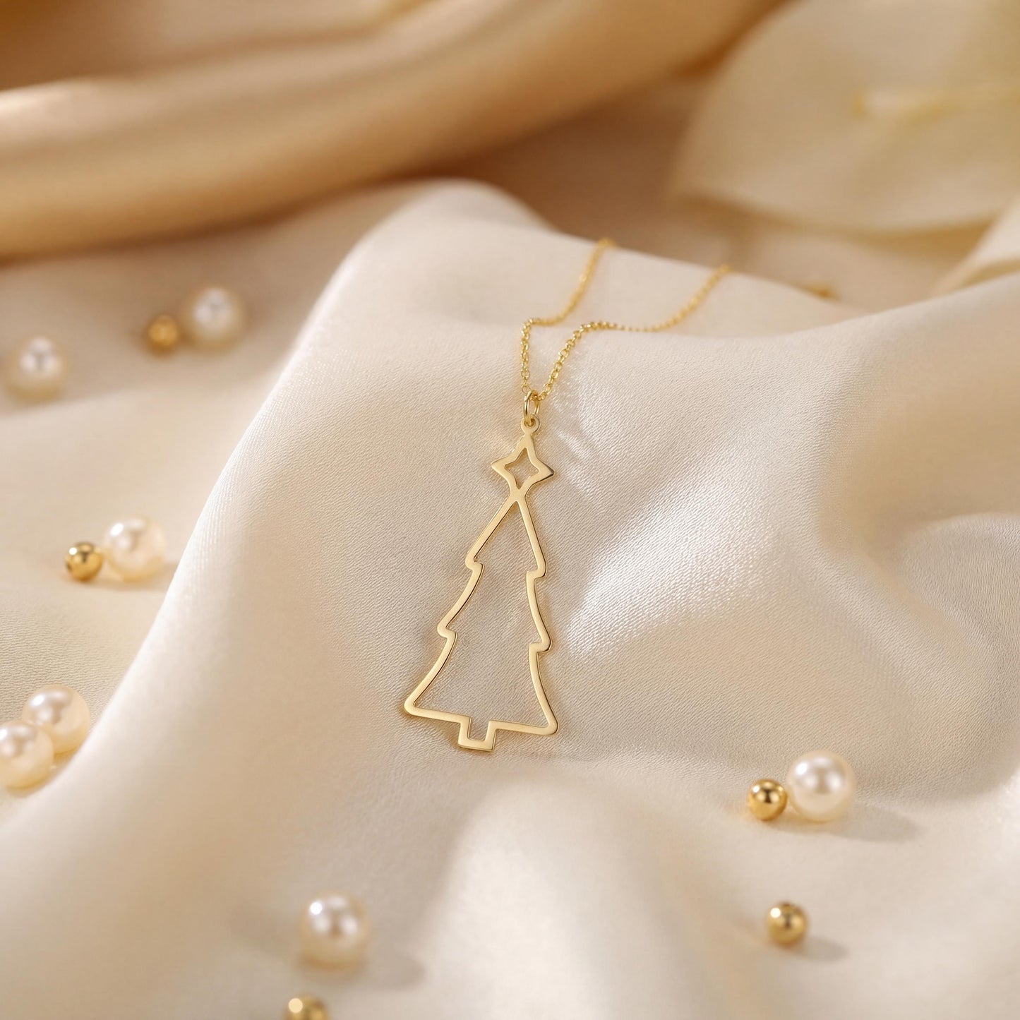 Pine Tree Necklace, Minimalist Tree Pendant, Nature Lover Gift, Mothers Day Gift for Her, Dainty Forest Charm, Wanderlust Jewelry