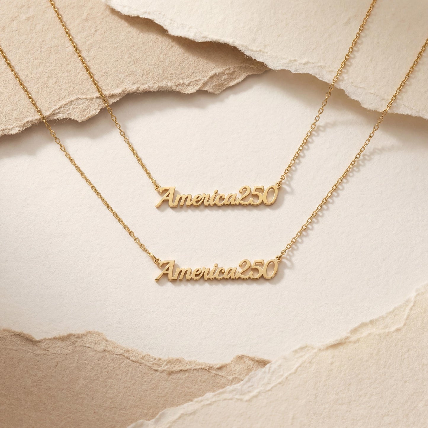 America 250 Necklace, USA 250th Anniversary, Semiquincentennial Jewelry, 1776 Commemorative Gift, Patriotic Pendant, 4th of July Wear