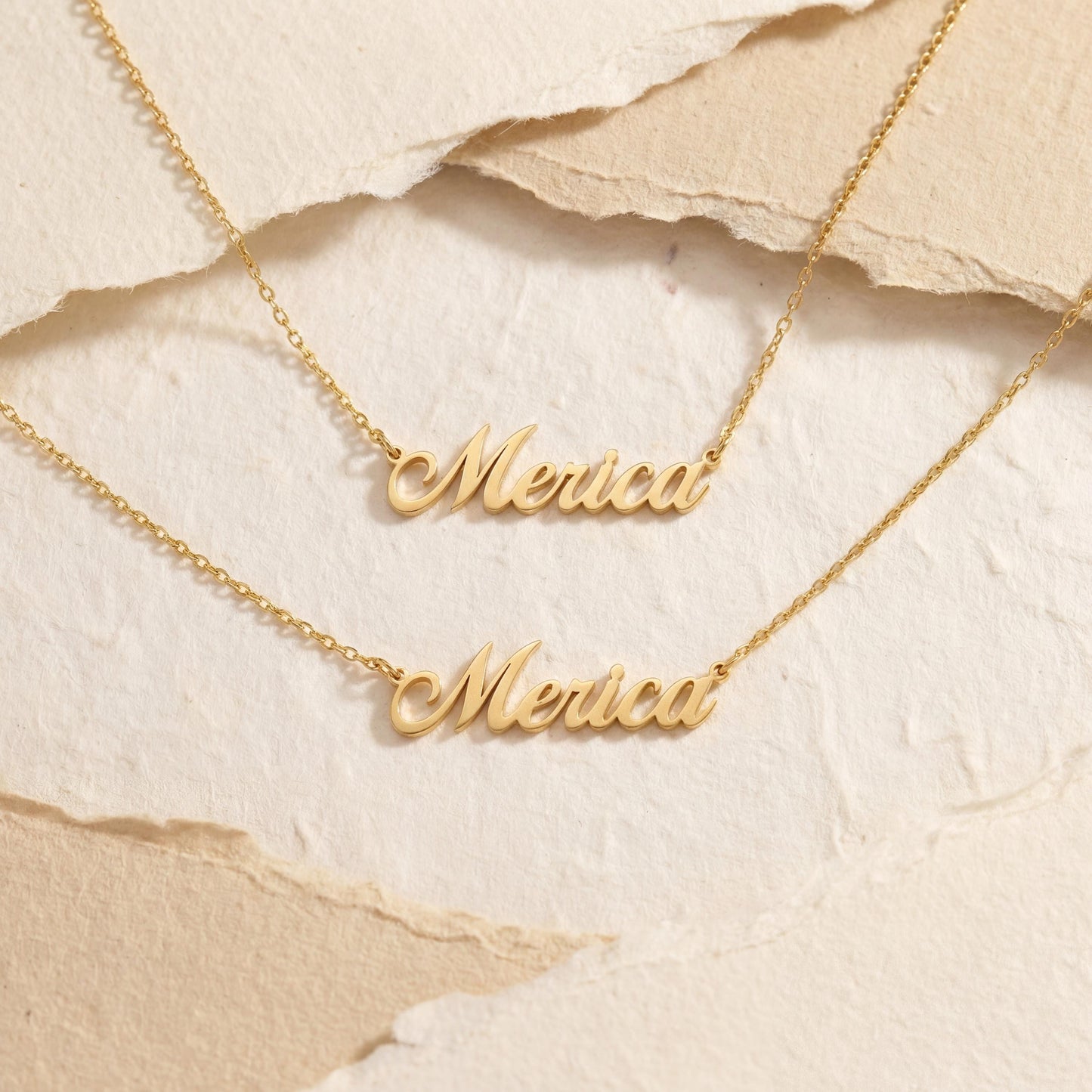 Merica Necklace, Personalized Jewelry, Dainty Nameplate, Minimalist Pendant, American Pride Gift, For Women