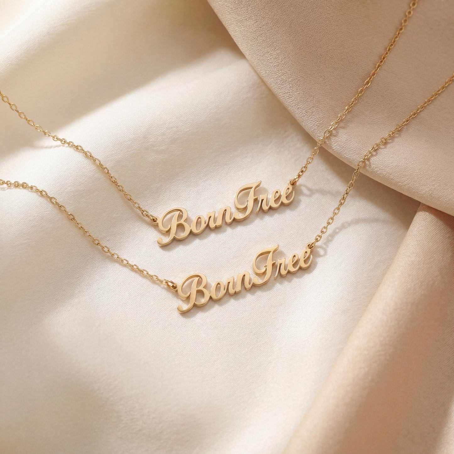 Custom Name Necklace, Personalized Word Pendant, Minimalist Script Choker, Dainty Nameplate, Custom Letter Jewelry