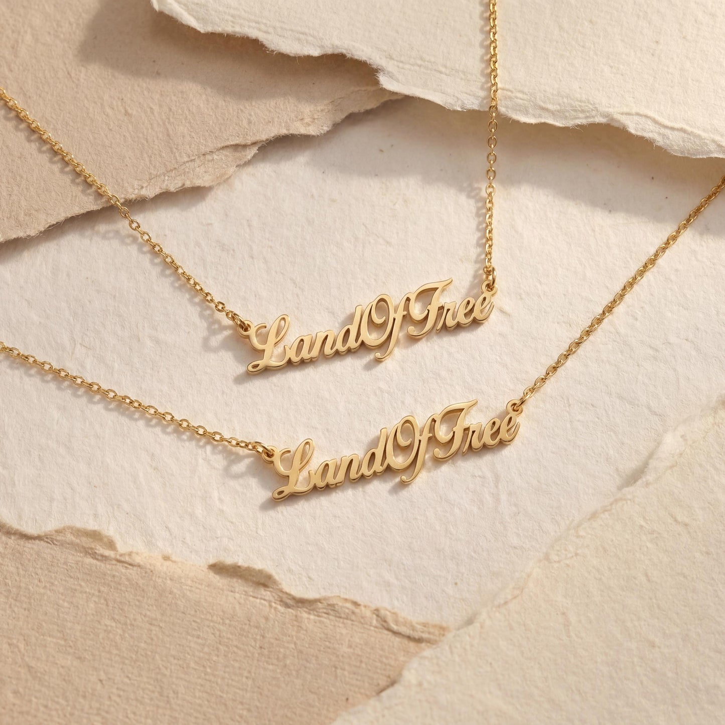 Custom Name Necklace, Patriotic Jewelry, USA 250th Anniversary, American Pride Gift, Minimalist Word Choker, Independence Day